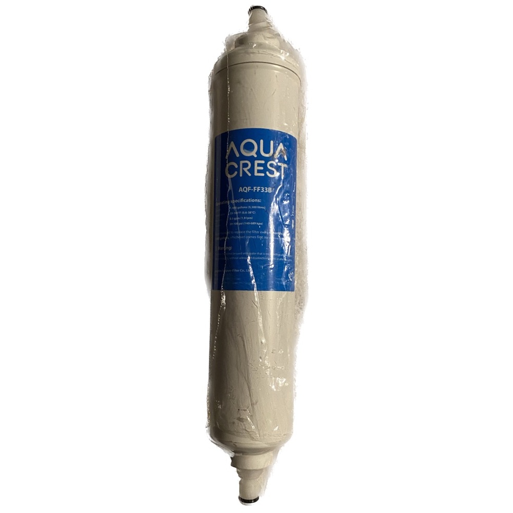 Aqua Crest AQF-FF33B Inline Water Filter Replacement for GE GXRTQR GXRTQ